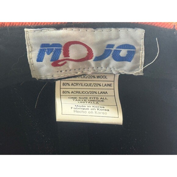 BRONCO'S Cap Hat Blue & Orange Adjustable - Picture 6 of 7